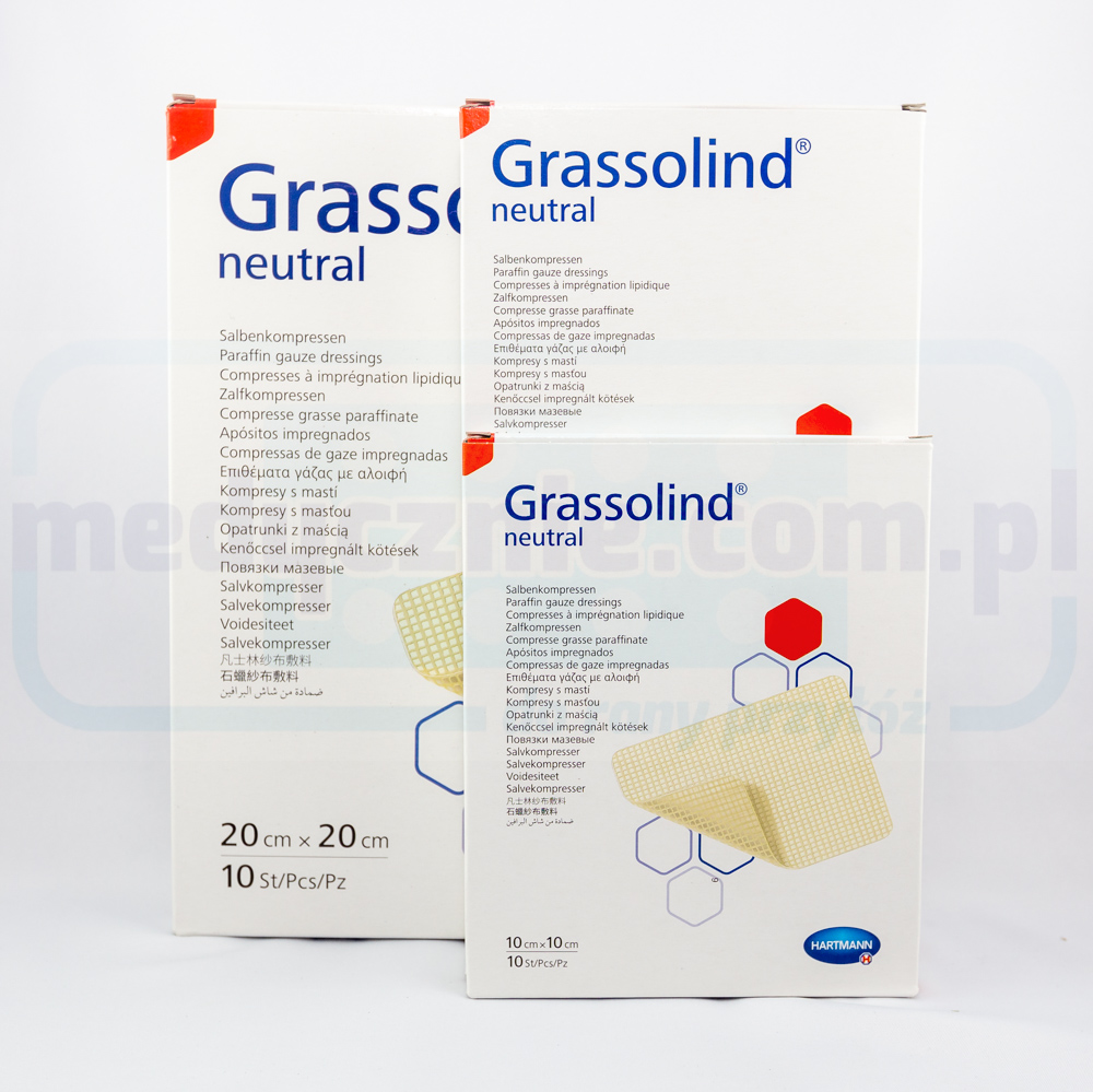 Grassolind 10*10cm Brandwunde Verband 1pc